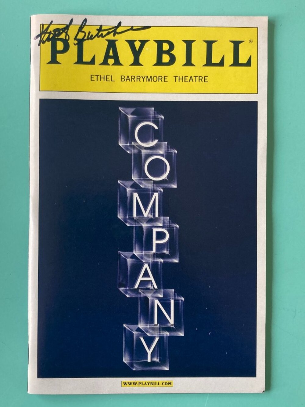 Keith Buterbaugh (Only) Signed Playbill Company Raul Esparza Barbara Walsh 2006